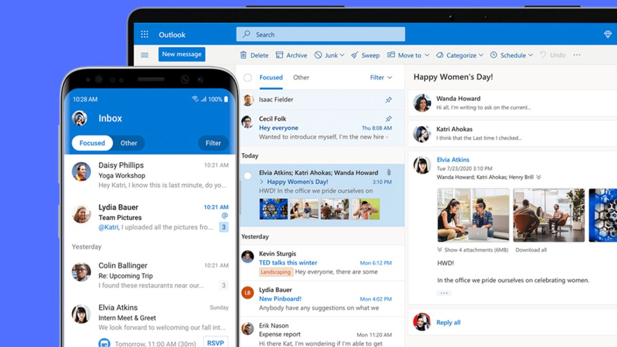 Những phiên bản của Outlook