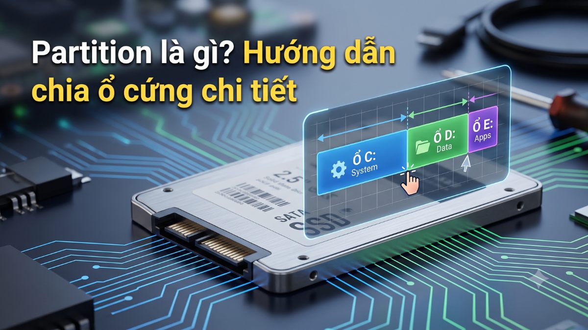 Partition là gì? Hướng dẫn chia ổ cứng chi tiết