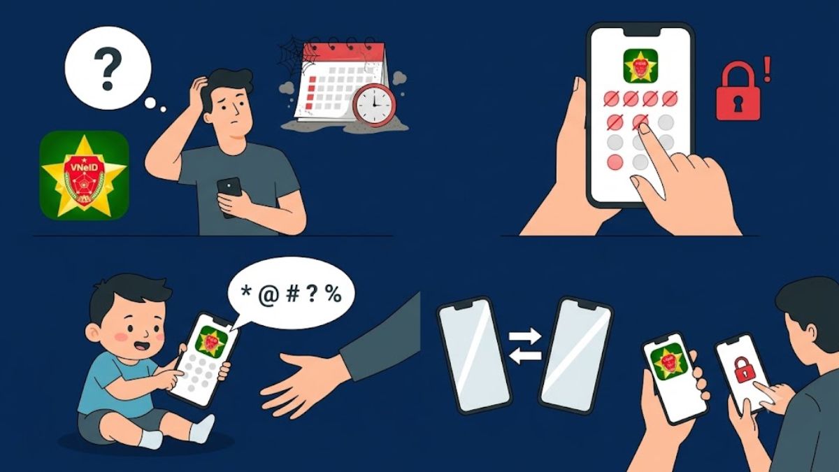 Nguyên nhân passcode VNeID bị khóa