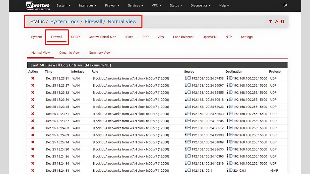 pfSense giúp quản trị viên dễ dàng kiểm soát quyền truy cập Internet tối ưu
