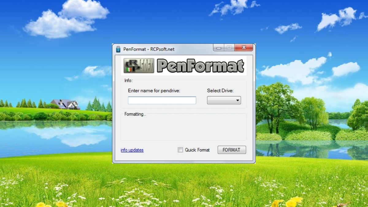 PenFormat là phần mềm format USB flash drive nhanh chóng