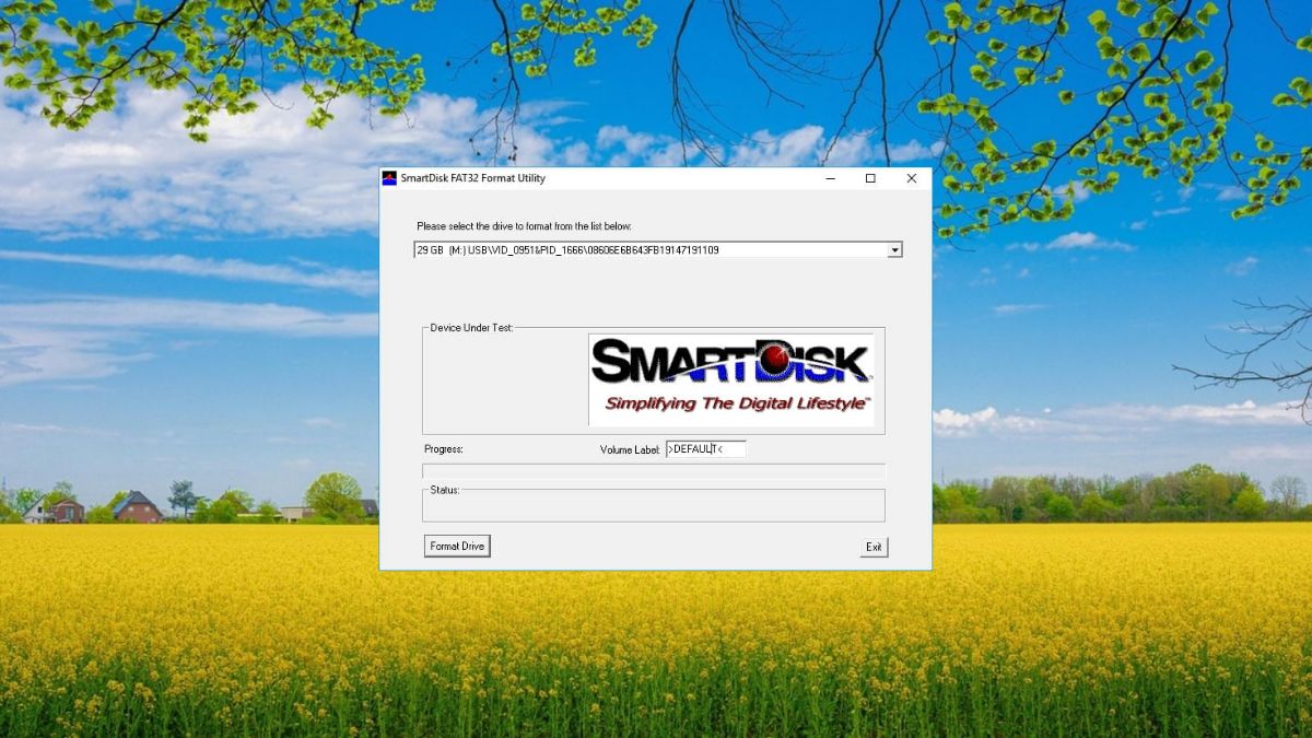 SmartDisk FAT32 Format Utility là công cu format ổ đĩa sang FAT32