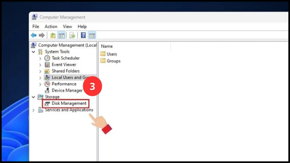 Sử dụng Windows Disk Management để format USB bước 2