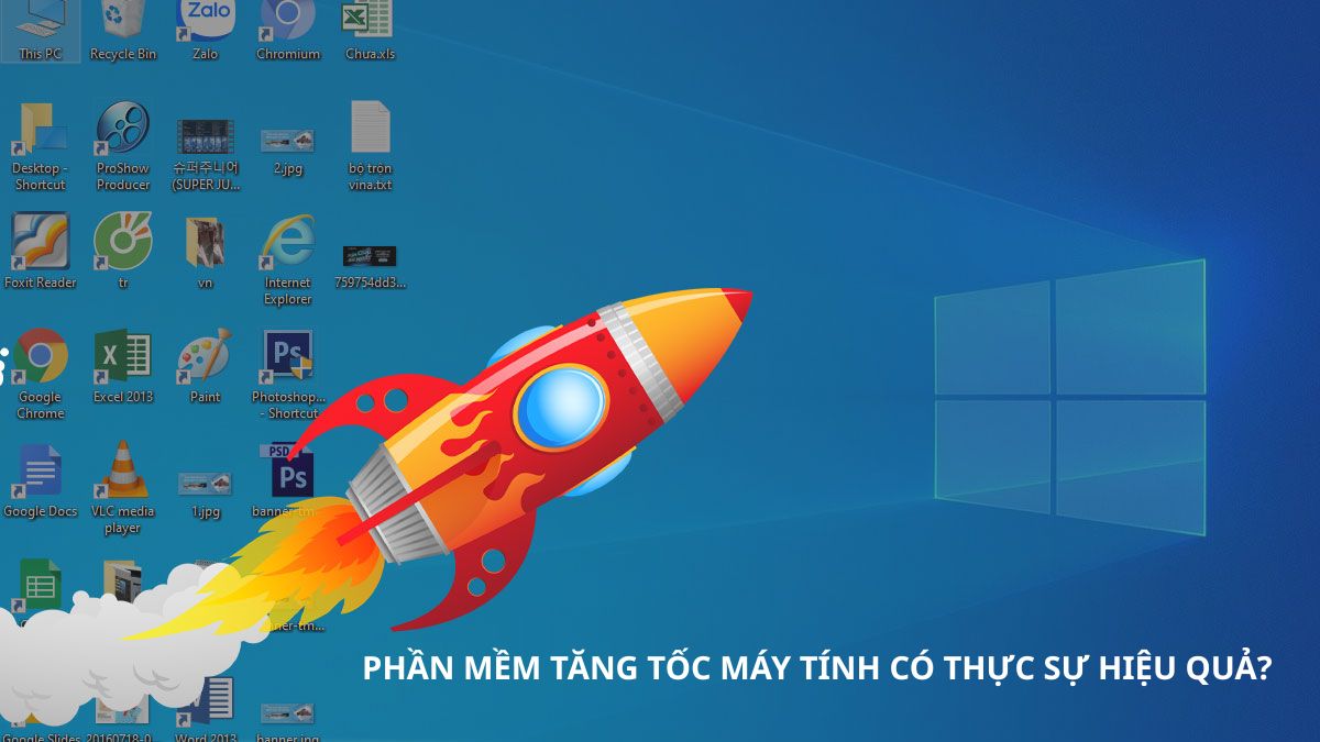 Sự hữu ích của phần mềm tăng tốc máy tính