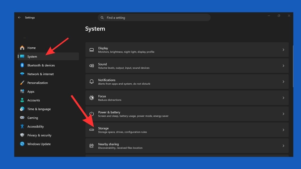 Dọn dẹp ổ cứng bằng Storage Sense bước 2