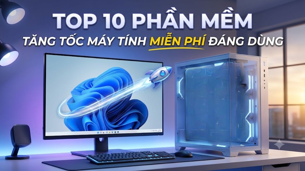 TOP 10 phần mềm tăng tốc máy tính miễn phí đáng dùng
