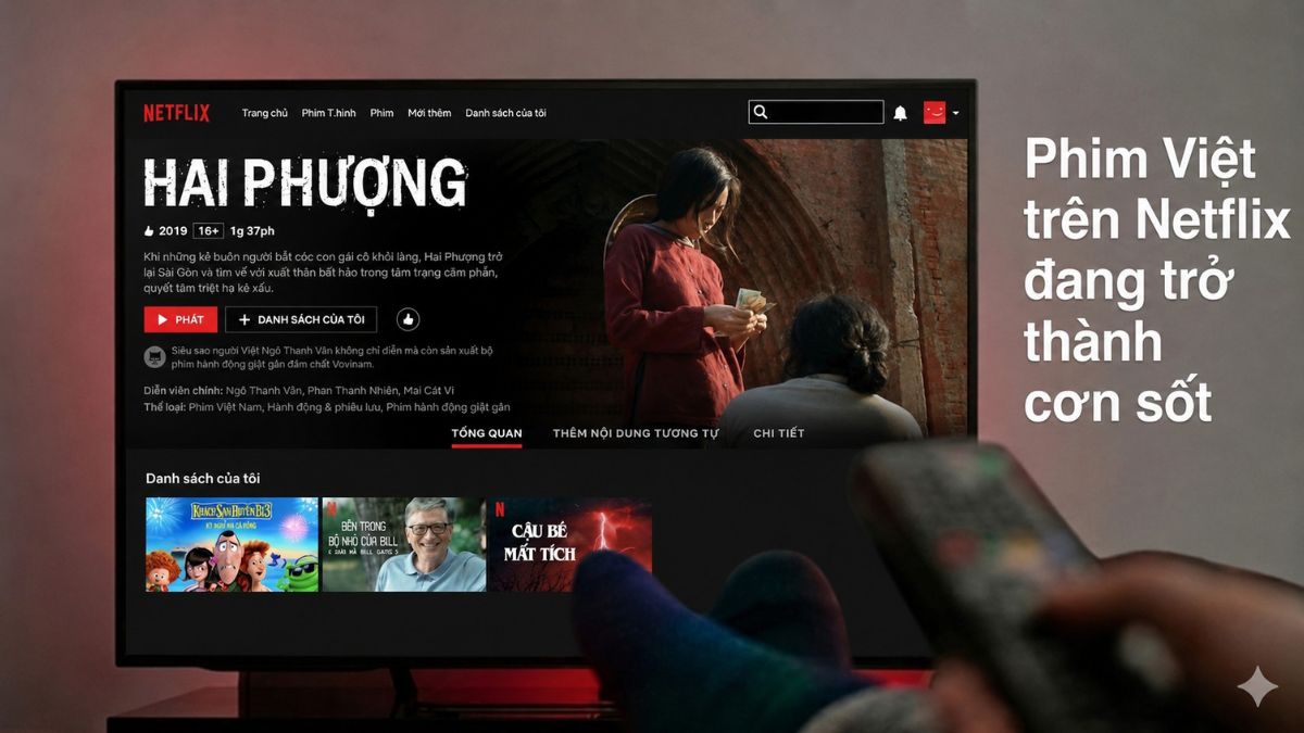 Phim Việt trên Netflix được ưa thích nhiều