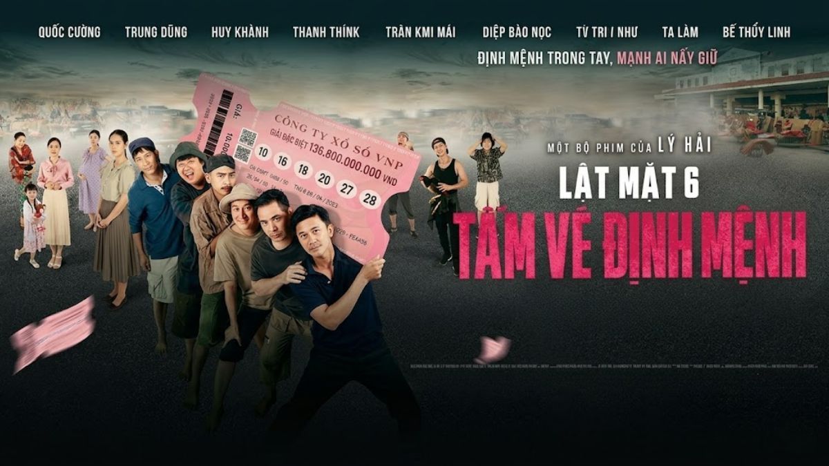 Lật Mặt 6 Tấm Vé Định Mệnh là bộ phim hành động tâm lý giật gân