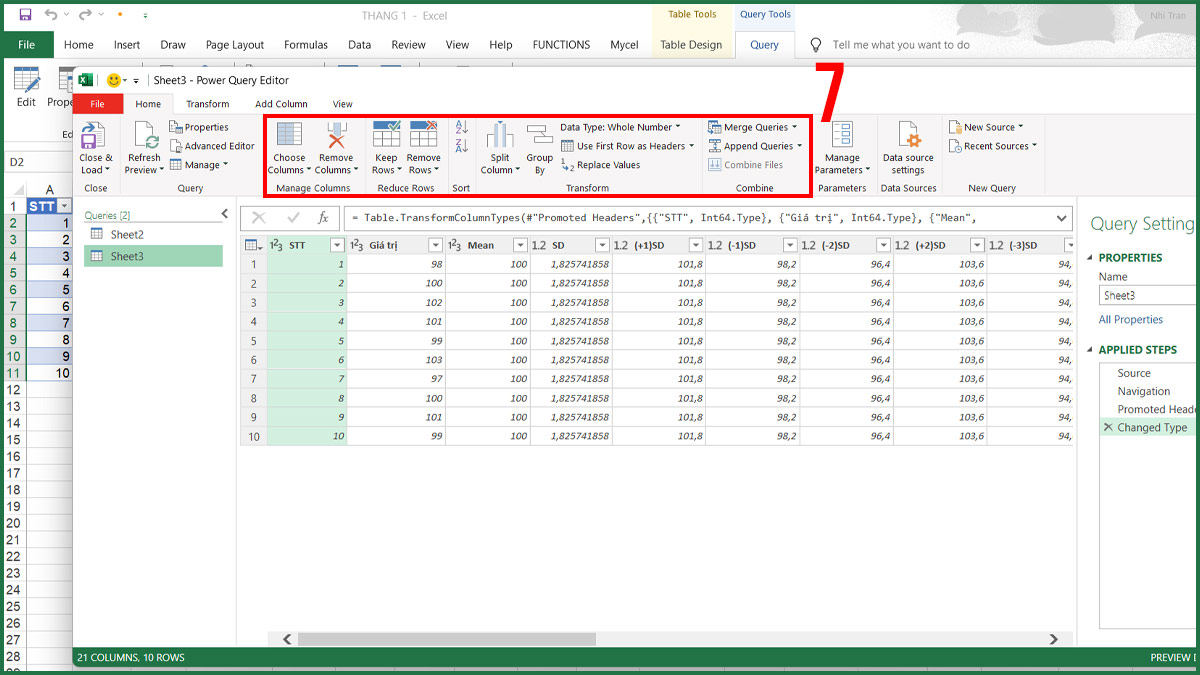Làm sạch và biến đổi dữ liệu