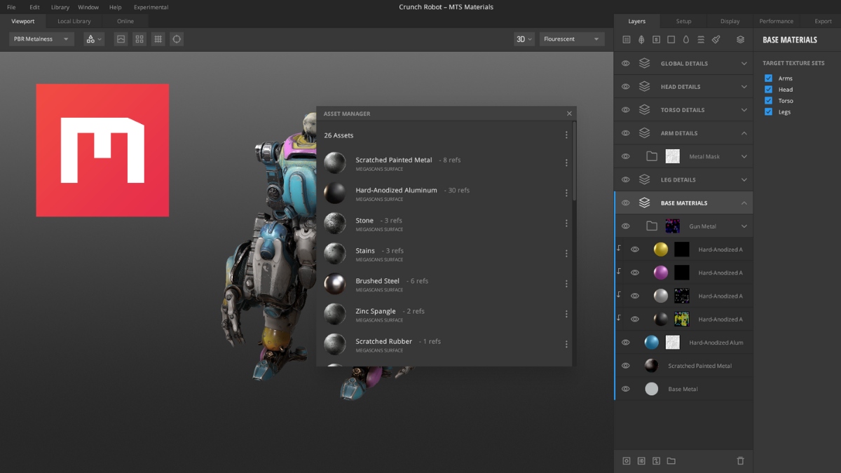 Quixel Mixer là phần mềm cho phép người dùng tạo ra các vật liệu 3D mới