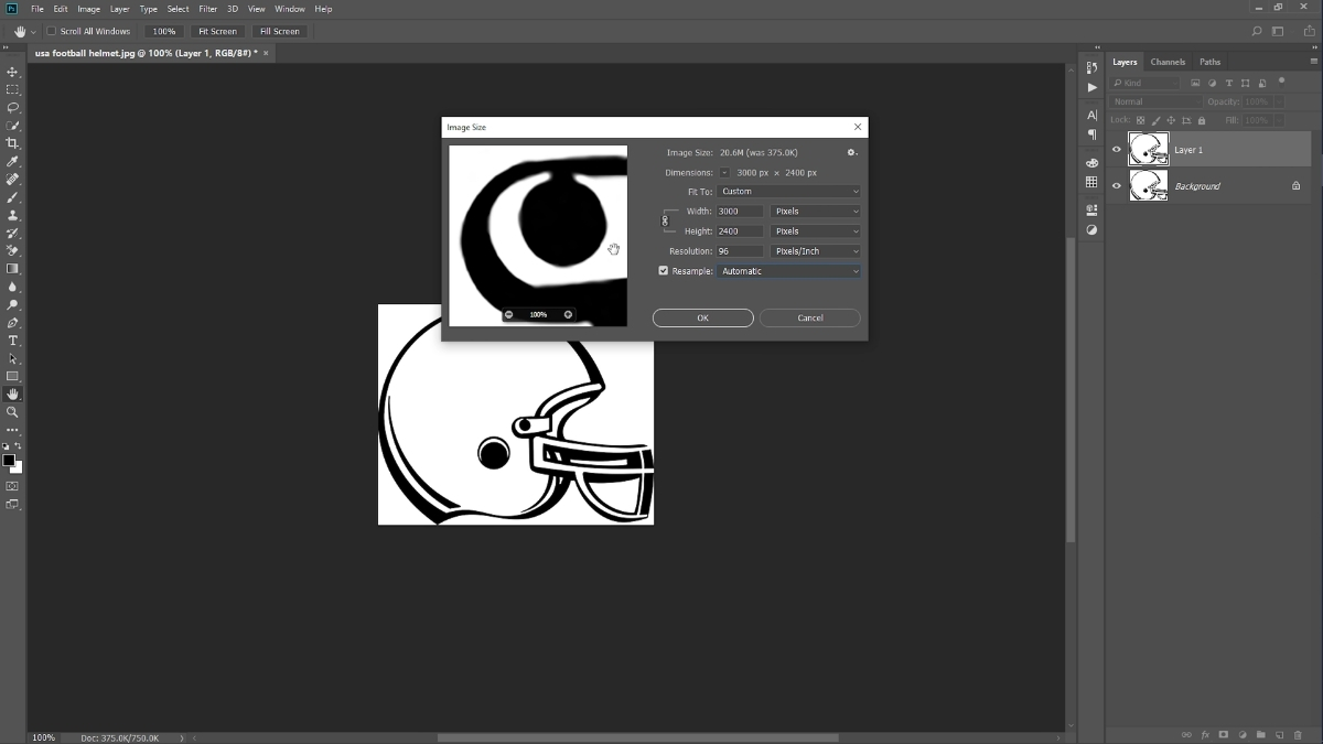 Resolution thường được biết đến là độ phân giải trong Photoshop