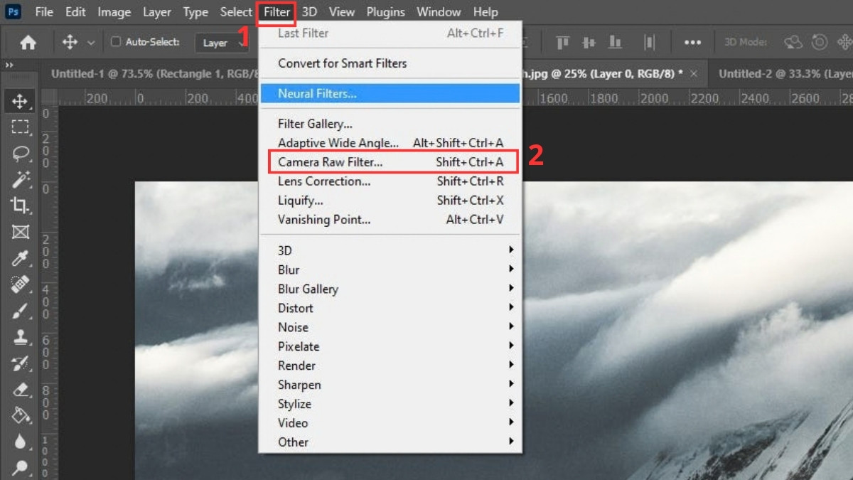Cách tăng độ phân giải ảnh trên ứng dụng Photoshop bằng Super Resolution bước 1