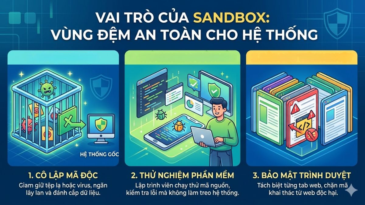 Vai trò của Sandbox trong hệ thống máy tính