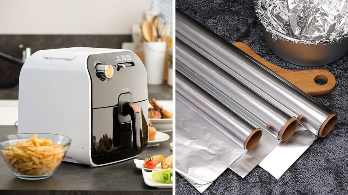 Dụng cụ cần thiết khi làm sầu riêng nướng bằng nồi chiên không dầu