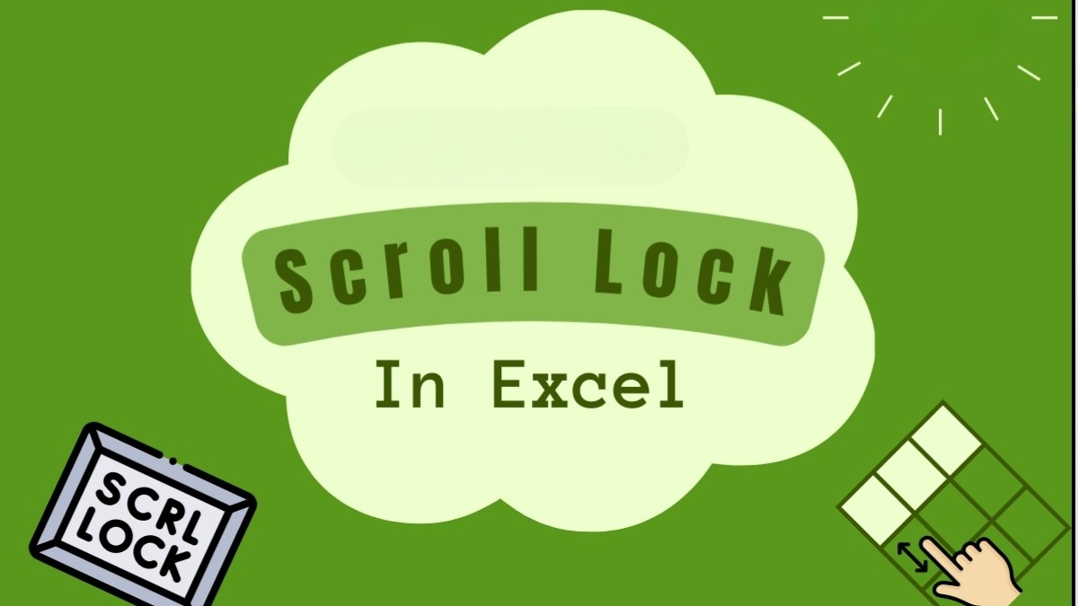 Phím Scroll Lock dùng thay đổi cách hoạt động của phím mũi tên trong Excel