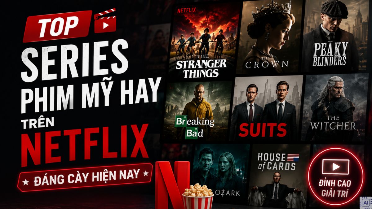 Top series phim Mỹ hay trên Netflix đáng cày nhất hiện nay
