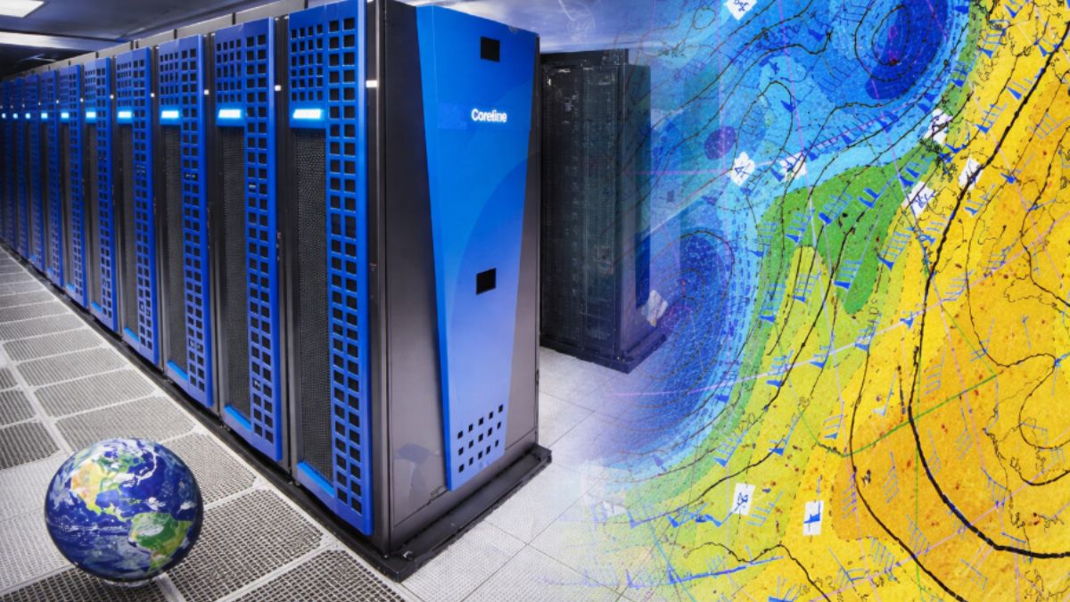 Siêu máy tính được ứng dụng trong việc hỗ trợ dự báo thời tiết và khí hậu