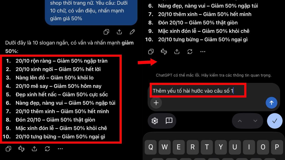 Nhận kết quả và tinh chỉnh