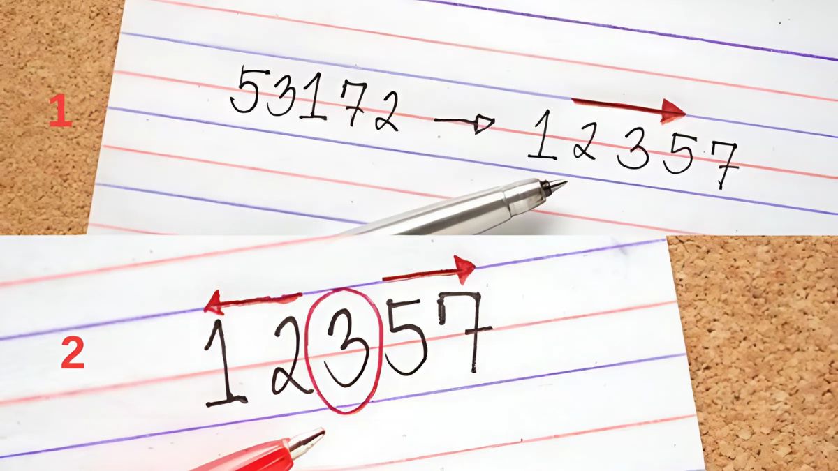 Cách tìm số trung vị có số phần tử lẻ