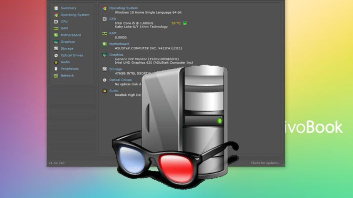 Phần mềm Speccy được dùng để kiểm tra cấu hình phần cứng