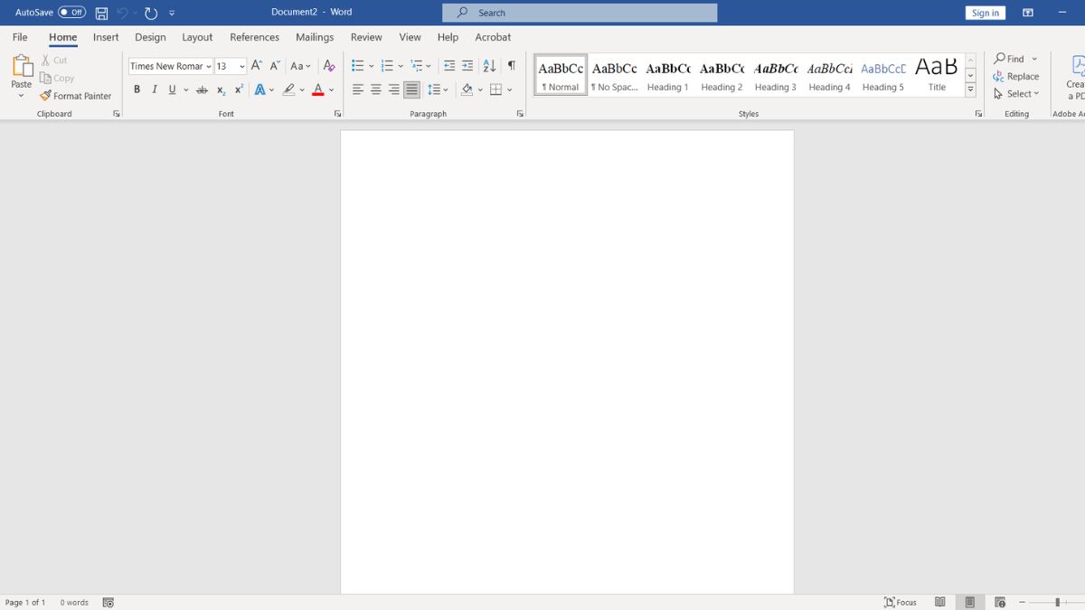 Tạo file mới và copy nội dung sạch để khắc phục lỗi chữ bị bôi đen trong Word bước 1