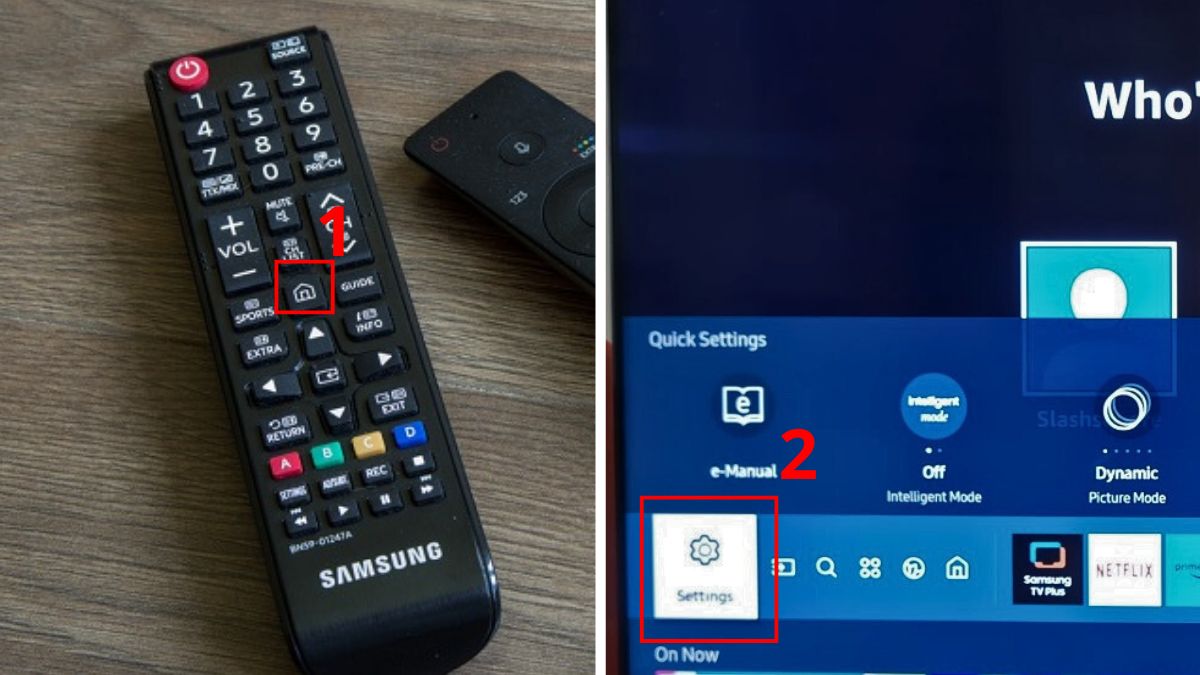 Đăng nhập tài khoản Samsung Account trên tivi bước 1