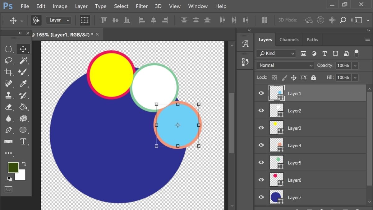 Một số lưu ý khi tạo hình tròn trong Photoshop