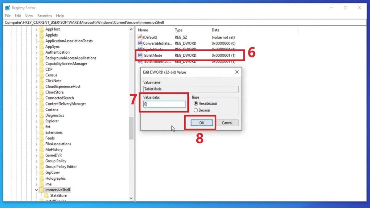Cách tắt vĩnh viễn chế độ máy tính bảng trên Win 10 bước 3
