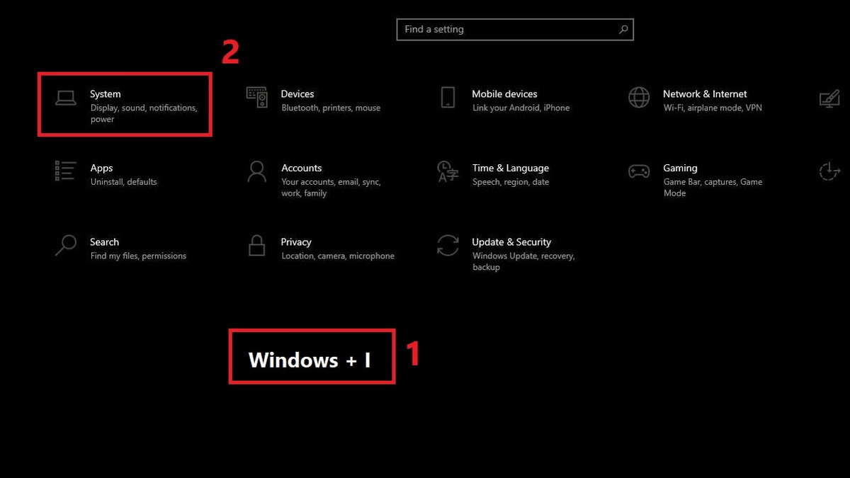 Cách bật lại chế độ máy tính bảng trên Win 10 khi cần bước 1