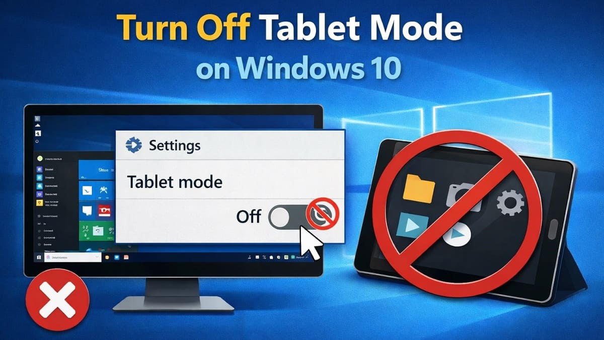 Cách tắt chế độ máy tính bảng trên Windows 10 đơn giản trong vài giây