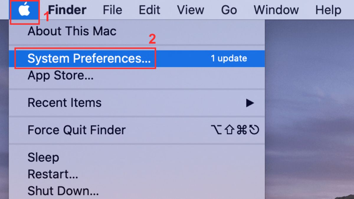 Tắt chế độ tự tắt màn hình MacBook thông qua System Settings bước 1