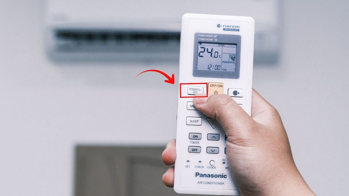 Dùng Timer kết hợp chế độ Eco