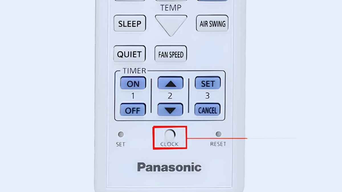 Cài đặt giờ trên remote bị sai