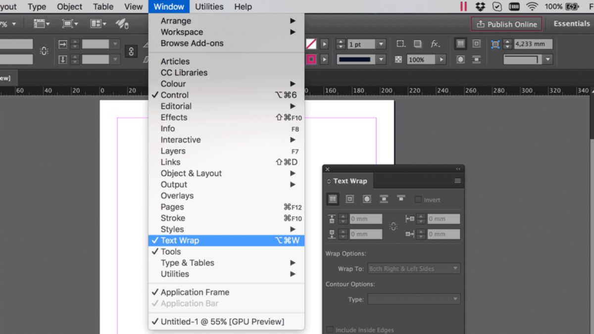 Cách sử dụng Text Wrap trong InDesign bước 2 (Hình minh họa 1)