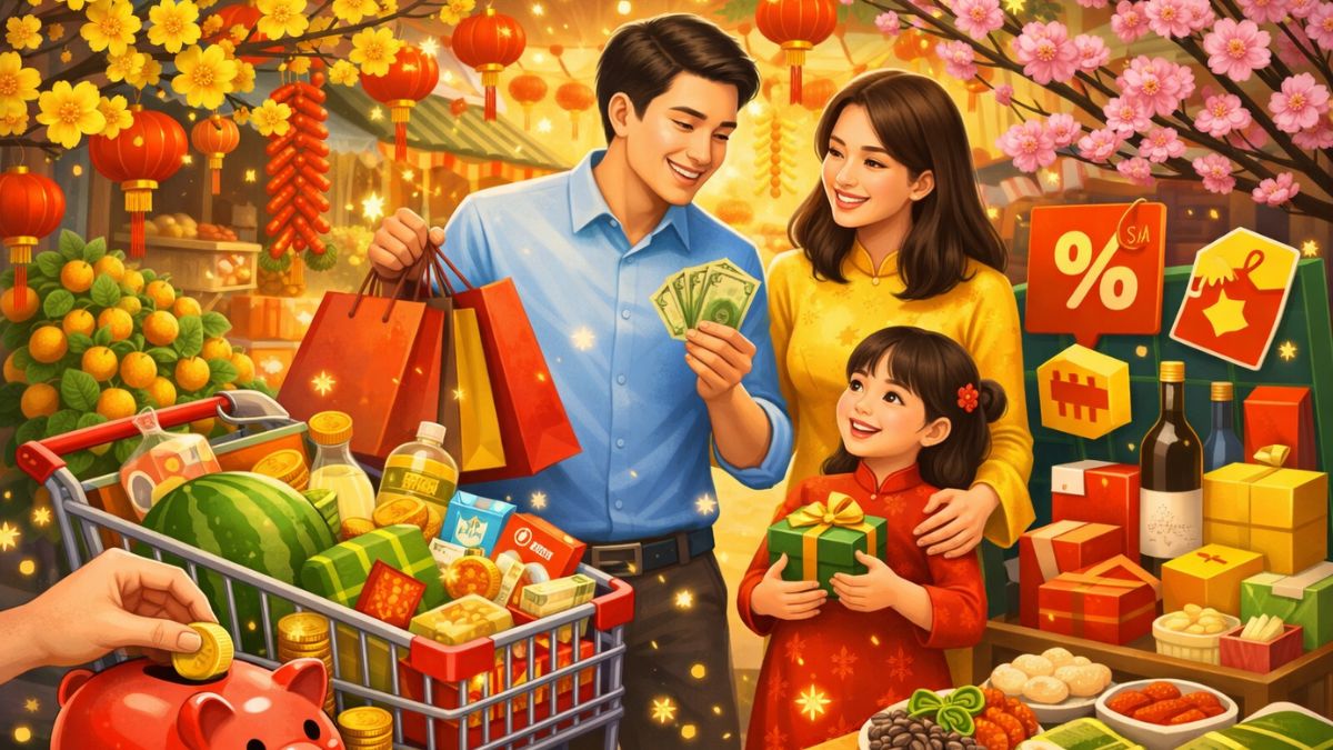 Cách chi tiêu ngày Tết tiết kiệm, đủ đầy, không lo “cháy ví”