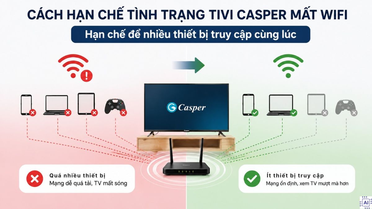 Hạn chế để nhiều thiết bị truy cập cùng lúc