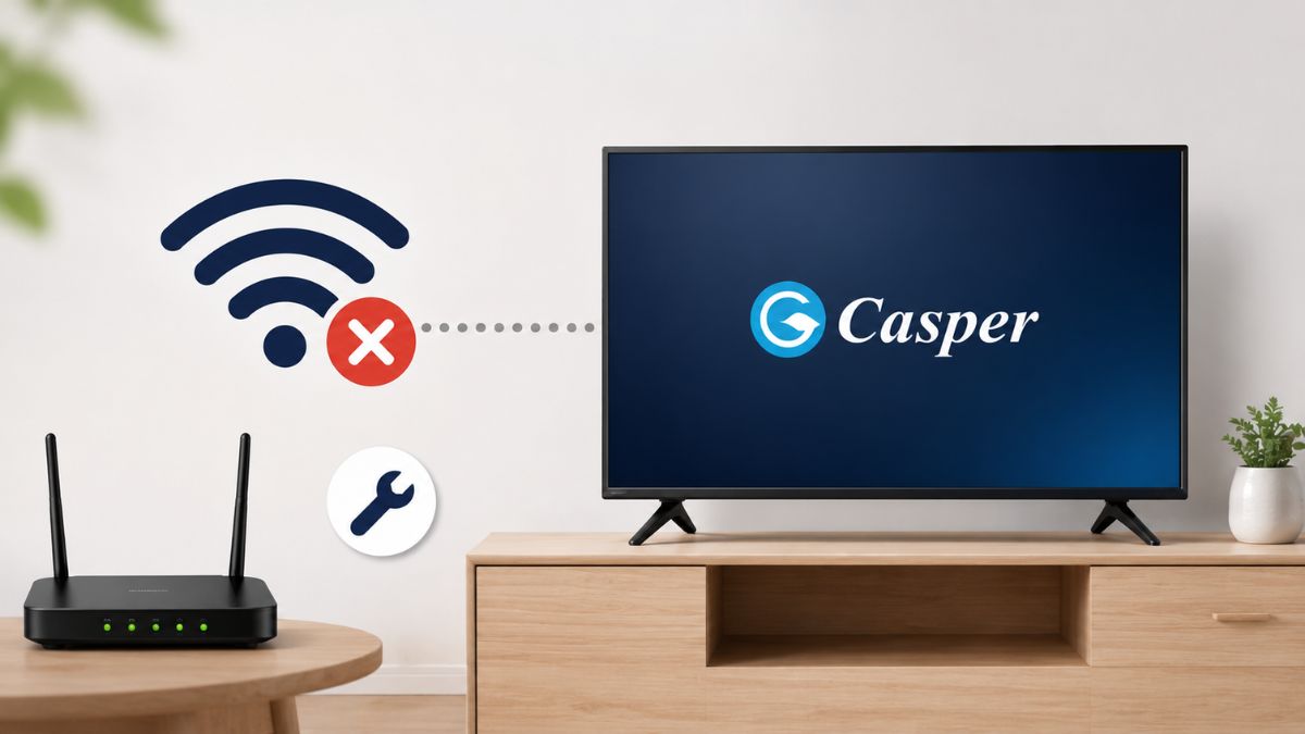 Tivi Casper không kết nối được WiFi? Nguyên nhân và cách sửa đơn giản