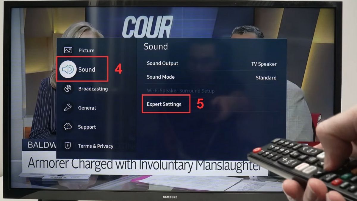 Khôi phục cài đặt âm thanh mặc định bước 2