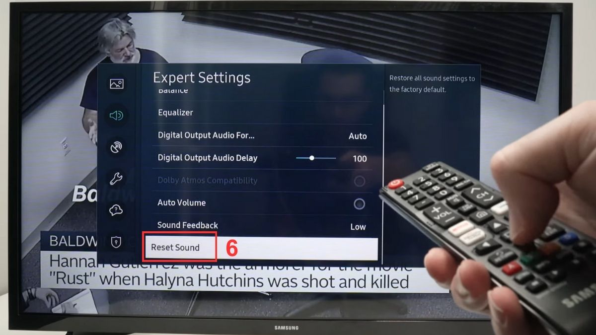 Khôi phục cài đặt âm thanh mặc định bước 3