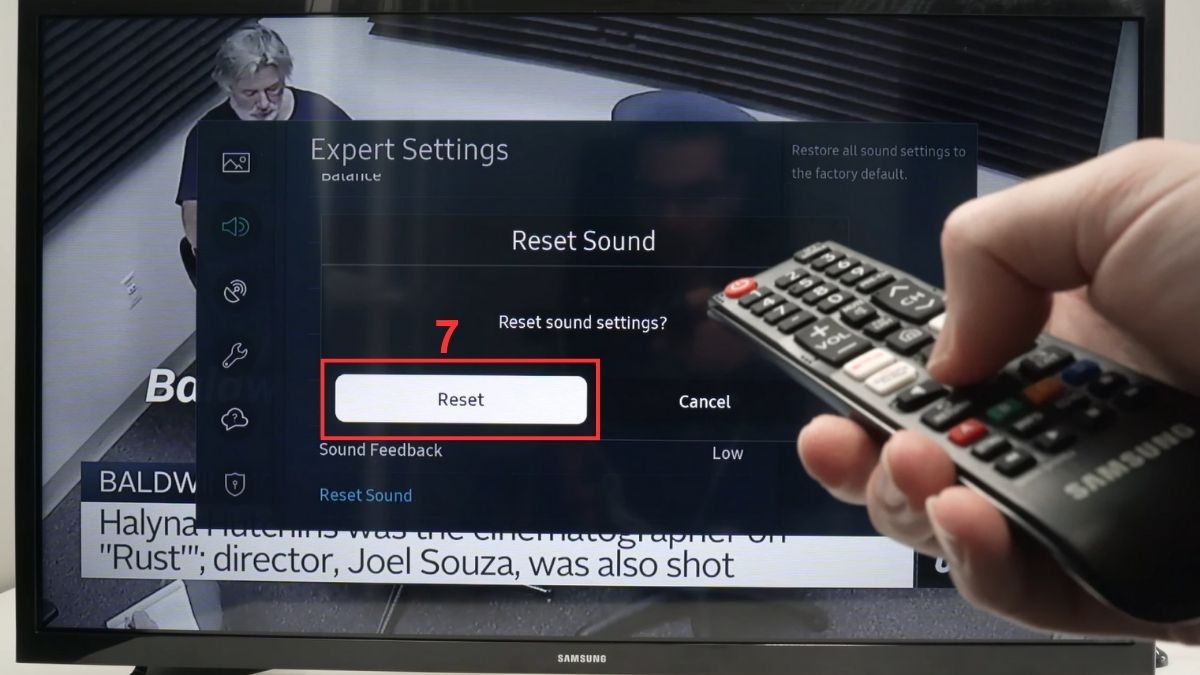 Khôi phục cài đặt âm thanh mặc định bước 4