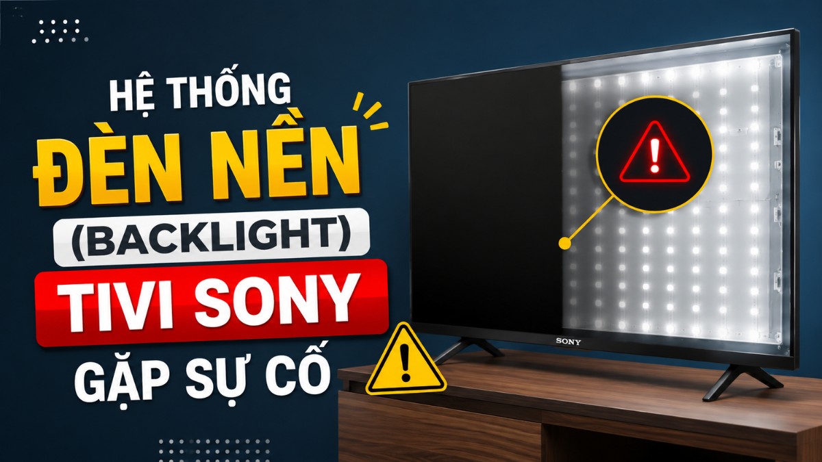 Hệ thống đèn nền (Backlight) gặp sự cố