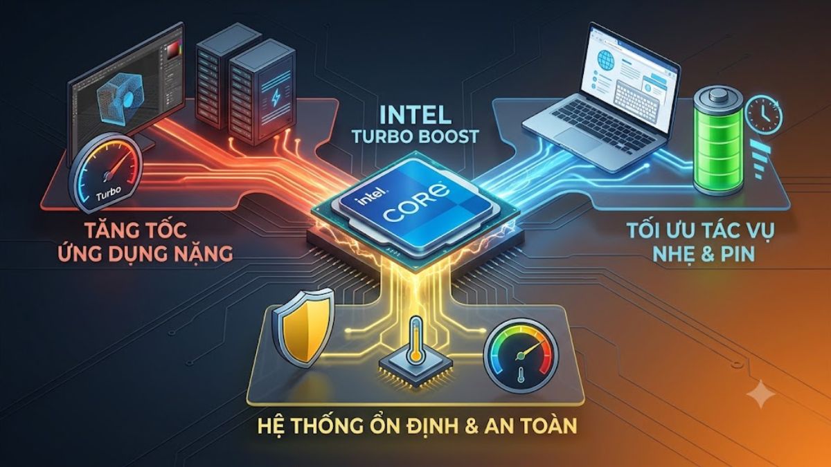 Ưu điểm của Turbo Boost