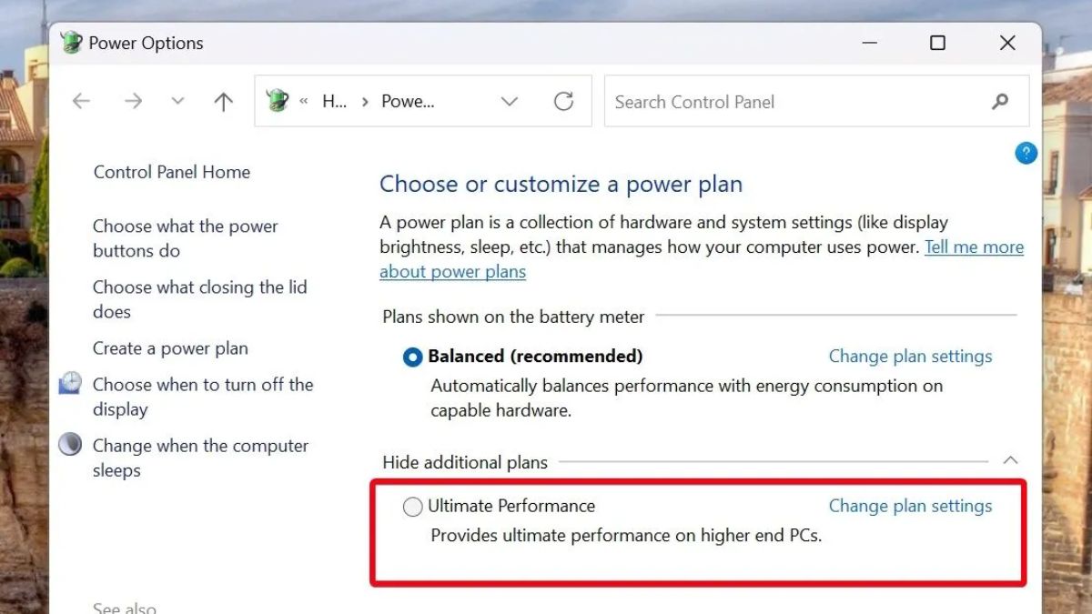 Cách bật Ultimate Performance trên Windows 11 bước 3