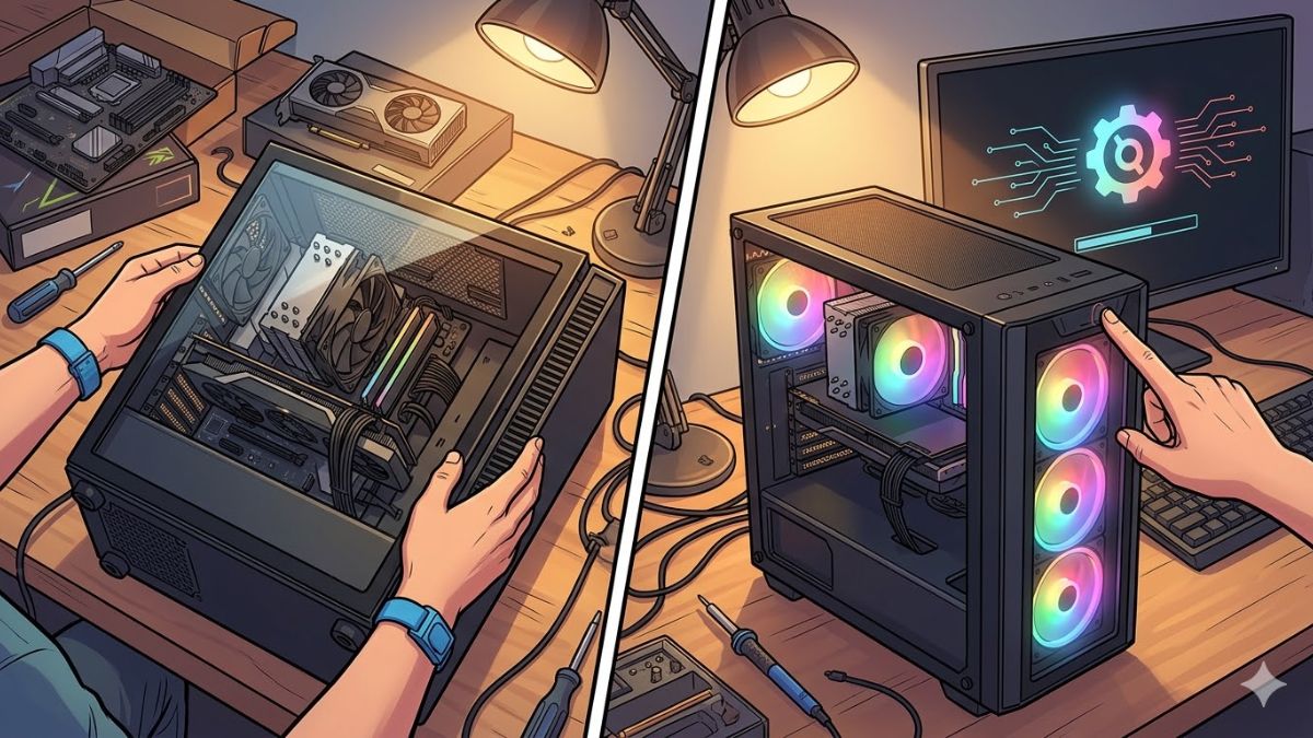 Lắp lại linh kiện và khởi động máy