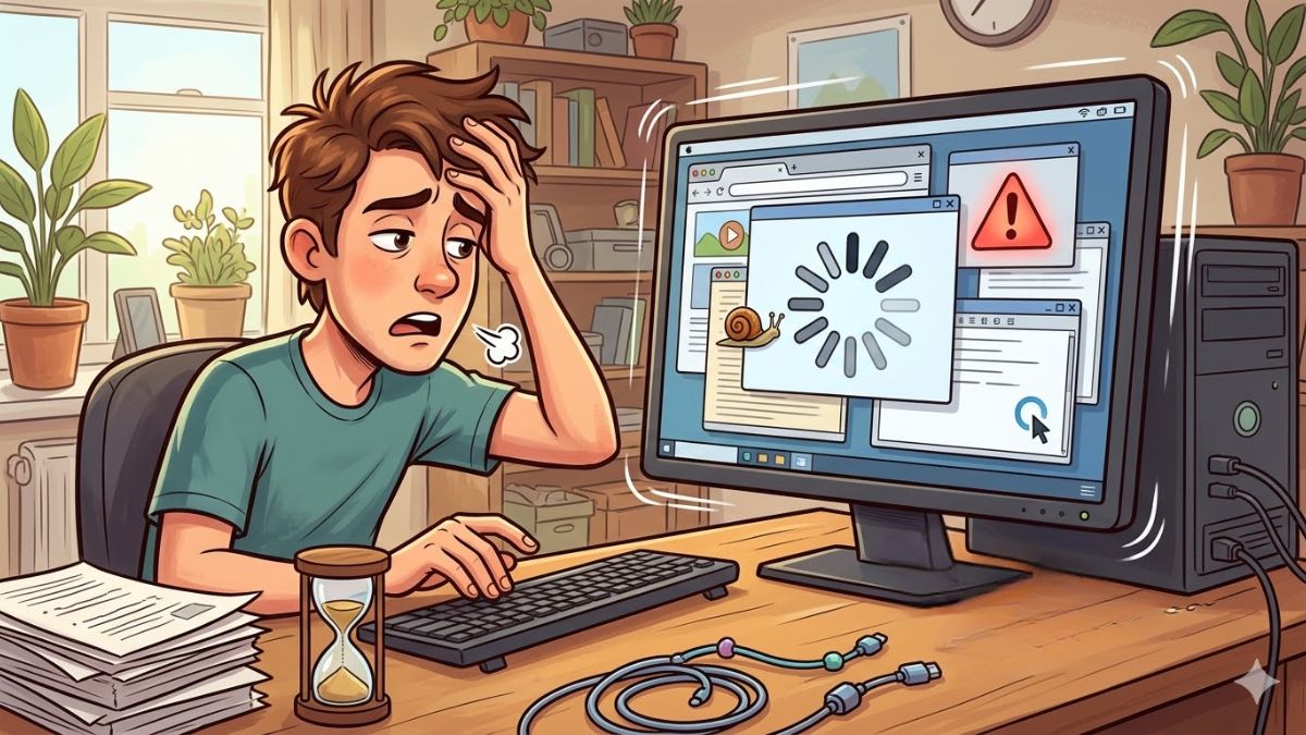 Không vệ sinh PC thường xuyên khiến máy bị chậm và dễ lag