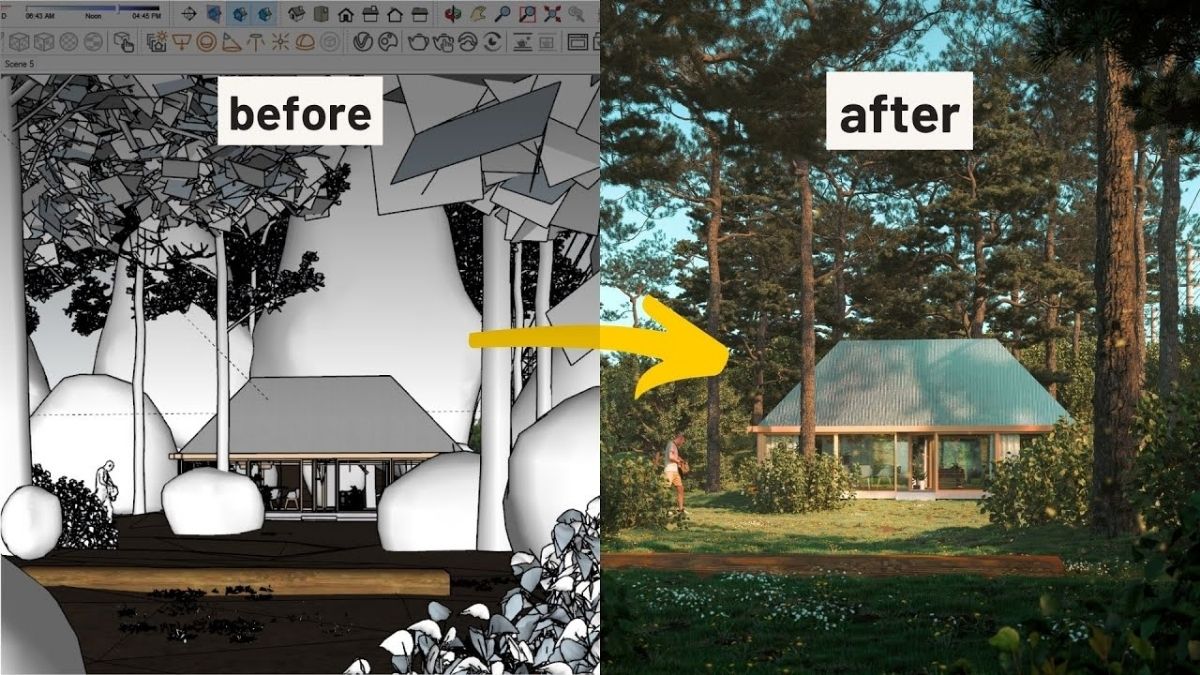 Cơ chế hoạt động của Vray SketchUp