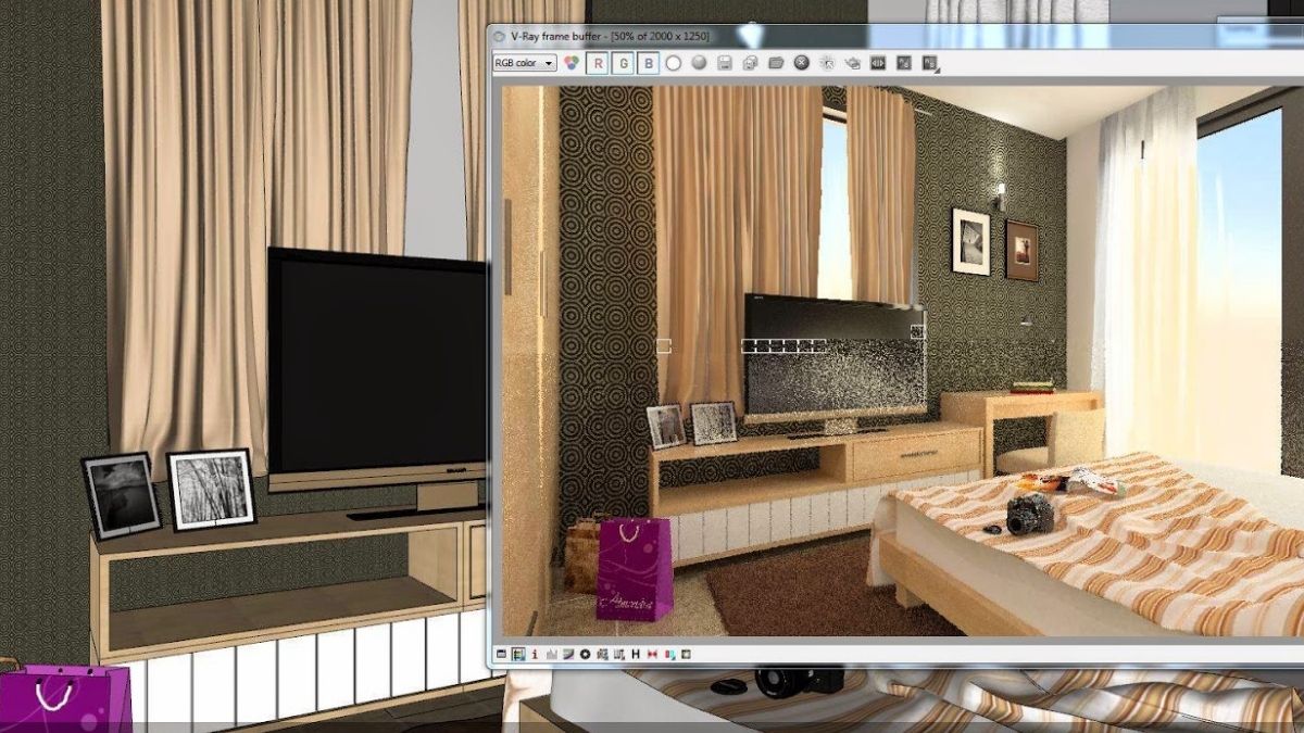 Ưu điểm của Vray trong SketchUp