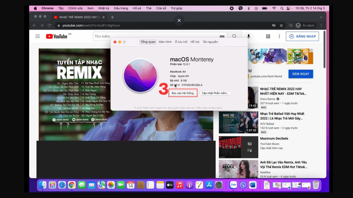 Kiểm tra độ chai pin trên MacBook bước 2