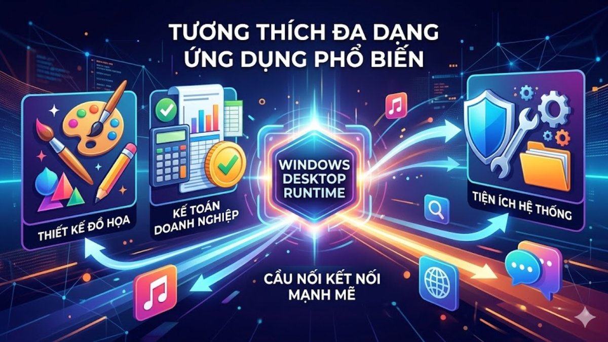 Tương thích với nhiều ứng dụng phổ biến