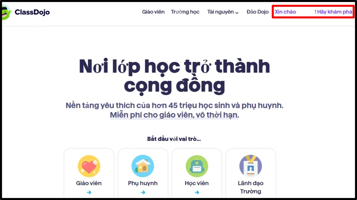 Cách lưu trữ lớp học trên phiên bản Web bước 1 (Hình minh họa)